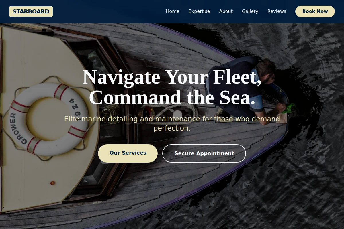 Starboard Boat Cleaning
