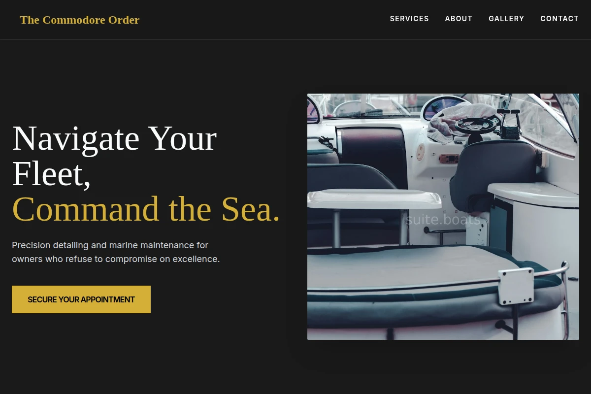Sailor Boat Cleaning