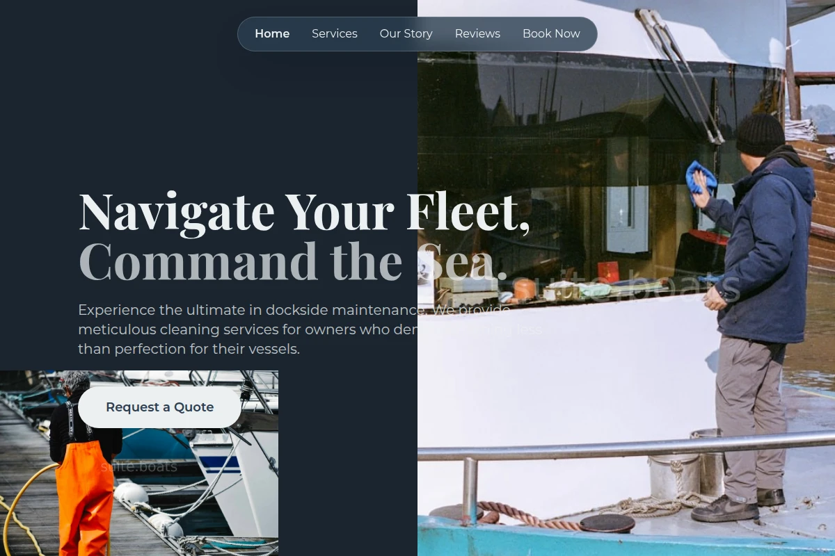 Dock Boat Cleaning