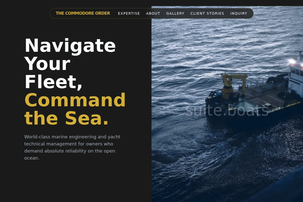 Yacht Marine Engineering